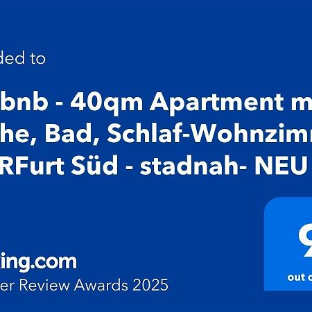 Erfbnb - 40Qm Apartment Mit Kueche, Bad, Schlaf-Wohnzimmer In Erfurt Sued - Stadnah- Wlan Extérieur photo