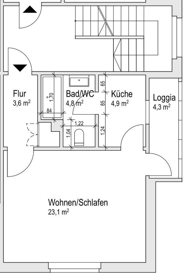 Erfbnb - 40Qm Apartment Mit Kueche, Bad, Schlaf-Wohnzimmer In Erfurt Sued - Stadnah- Wlan Extérieur photo